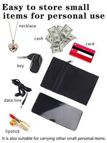 1pc Outdoor Sports Wrist Bag For Men And Women Cycling Fitness Arm Bag Elastic Comfortable Breathable Running Wristband Storage Bag For Travel Storage Bag, Makeup Bag, Cosmetic Bag, Vacation Organizer Multifunctional UseSport Waist Bag Fanny Pack Belt Arm Vest Bag Armband Wrist Band Wristlet Wallet For Gym Running Hiking Cycling Exercise For Mobile PhoneWith Coin Purse With Key Pouch Card Holder Waterproof Lightweight Large Capacity Accessories,Boho Vibes