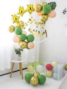 1 buah Stand Balon Bulat yang Dapat Digunakan Kembali, Stand Kolom Balon Dekorasi Pesta, Balon Tidak Termasuk - Putih - View 6