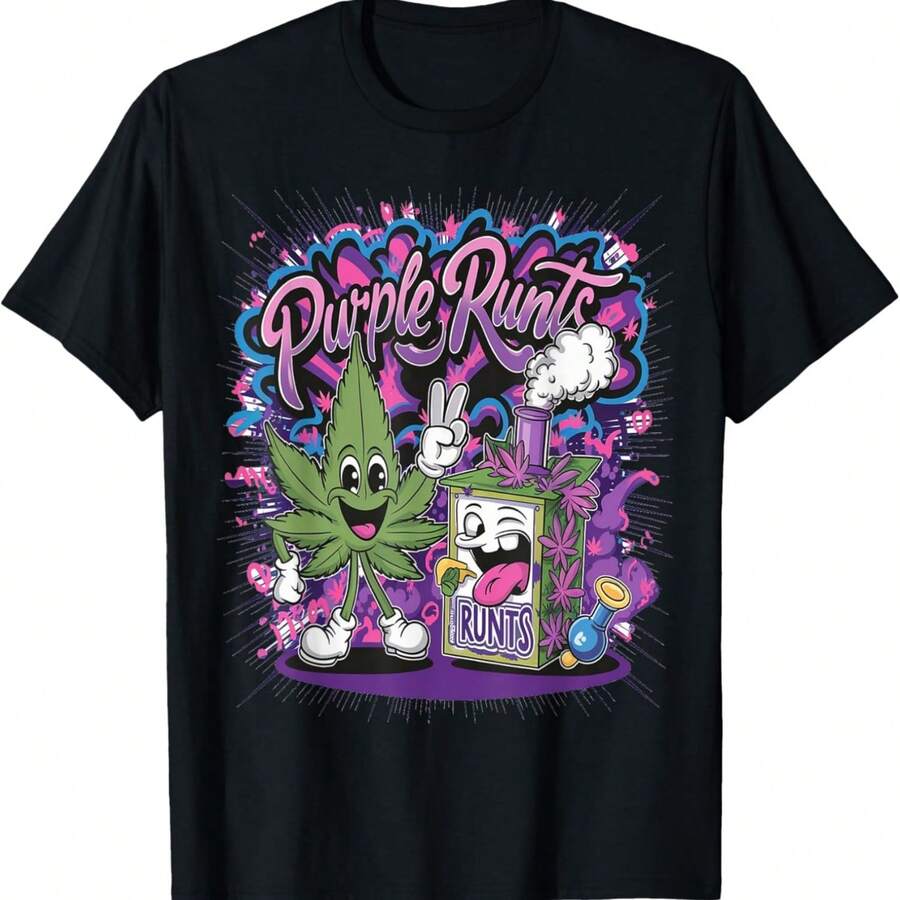 Runtz Strain T-Shirt - Black - View 1