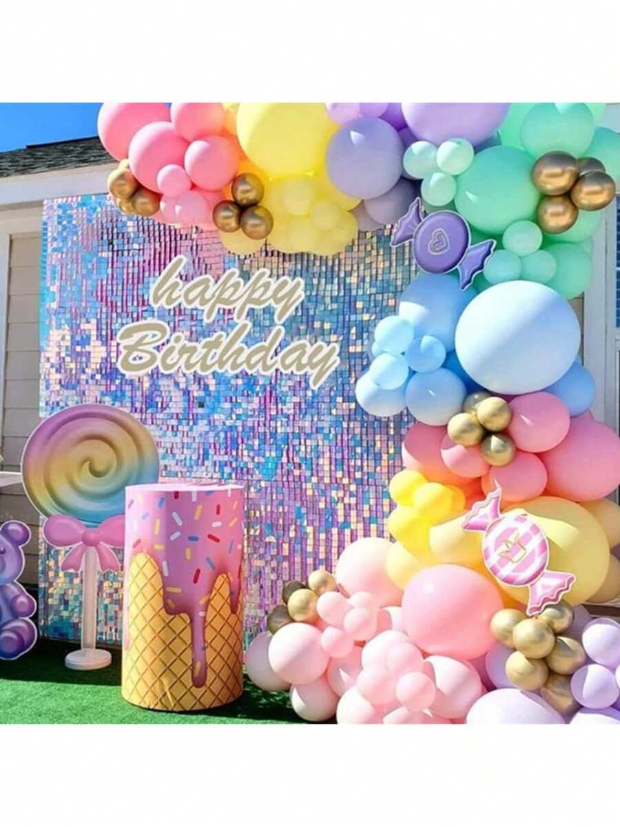 12 件闪光亮片背景闪光墙板装饰适用于婚礼、周年纪念日、生日、情人节、圣诞节等 - 多功能派对和照片道具装饰、活动装饰优雅背景