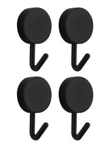 1-Piece Set Of No-Hole Colorful Hooks/Clothes Hangers - Cute And Strong Adhesive Hooks - Wall Mountable Sticky Hooks - Solid Color Round Mini Hooks