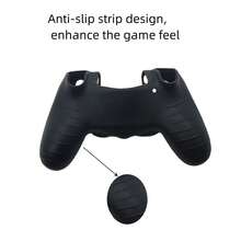 1套手柄保护套+2个摇杆帽，防滑纹理设计，提升游戏体验 - 彩色 - 查看 4