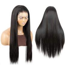 13x6 Lace Part Straight Wigs Synthetic Black Long Straight Hair Wigs 22 Inch Nature Brown Wig Lace Front Wigs For Women Heat Resistant Synthetic Hair Wigs For Daily Party Kanekalon Wigs Free Part 150% Density For Women Daily Party Vacation Holiday Beginner Use Natural Looking Wigs Ready To Wear HD Glueless Lace Synthetic Wigs Heat Resistant Fiber Hair Wigs For Fashion Women Daily Party Festival Beginner Use