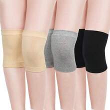 1对男女护膝护膝内衬支撑膝盖压缩袖冬季骑行滑雪夏季空调防寒