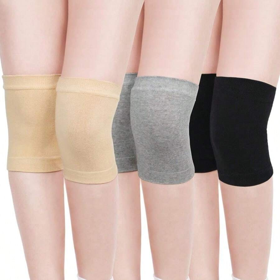 1对男女护膝护膝内衬支撑膝盖压缩袖冬季骑行滑雪夏季空调防寒