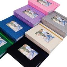 Photo Albums Small Photo Album 4x6 Slip-In Picture Album 26pages Pages Holds 52 Photos , Portable Photo Book 4x6 For Wedding Family Baby Travel Black Blue(The Character Photo Is A Random Decorative Pattern) - Baby Photo Album - View 5