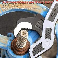 2025 畅销活动扳手，6 英寸、8 英寸、10 英寸、12 英寸管钳，钳口开口范围从 9/32 英寸到 1-11/16 英寸，适用于汽车、自行车、管道维修；多功能面盆扳手