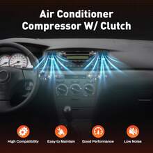 TFCFL Air Conditioner Compressor, Air A/C Compressor For 2003-2008  Corolla 1.8L And 2003-2008  Matrix 1.8L