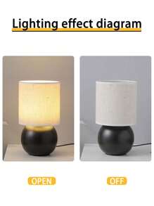 1PC Antique Style Black Table Lamp, Non-Woven Lampshade, Warm Light, USB Powered, Suitable For Living Room, Bedroom, Study, Dining Table, Desk, Office And Other Home Ambience Feeling Table Lamp, LED Table Lamp, Desk Lamp, Reading Lamp, Bedside Lamp