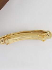 1 Stück elegante metallische Perlen Haarspange, Federklammer, modisches Frauenhaarzubehör, vielseitige Spange für den Pferdeschwanz, Geschenk zum Muttertag, Abitur, Erntedank, Weihnachten