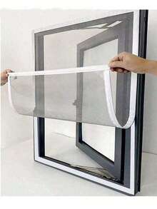 1PC Self-Adhesive Window Screen Mesh Anti-Mosquito For Home Mosquito Summer Invisible Insect Nets Easy Installation