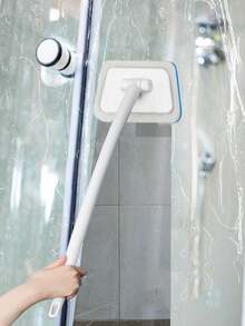 1 件套可拆卸长柄瓷砖清洁刷套装，适用于浴缸、浴室水槽、多用途清洁工具 - 彩色 - 查看 3