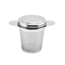 304 Stainless Steel Tea Strainer Reusable Tea Drain Tea Infuser Tea Leaf Spice Tea Filter Kitchen Accessories Tea Infuser Fine Mesh Filters, Handled Tea Strainers Filters, Large Capacity Tea Strainer Back To School - Silver - View 12