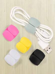 5pcs Travel Cable Organizer Clips, Minimalist Multi-Function Cord Winder Holder