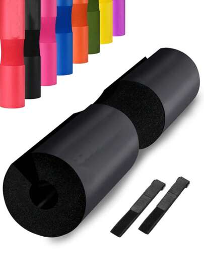 1 pieza Almohadilla de barra para sentadillas, Almohadilla amortiguadora de barra para levantamiento de pesas, Almohadilla de espuma para sentadillas para cuello y hombros, Almohadilla para puente y empuje de cadera - Proporciona acolchado para el cuello y los hombros durante el entrenamiento, Gimnasio, Deporte, Ejercicio en casa, Accesorios deportivos, Accesorios de gimnasia, Accesorios de CrossFit