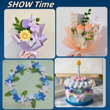 Set de 150/300 Limpiapipas para manualidades DIY, 3 colores, serie azul, limpiapipas azules de chenilla, limpiapipas azules a granel - Limpiapipas esponjosos para artes y manualidades, ideales para hacer flores, animales y decoraciones, set de limpiapipas para decoraciones de manualidades DIY - Multicolor - Ver 12