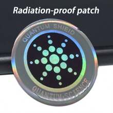 Mobile Phone Radiation Protection Stickers 2~4PCS Naked Advanced Technology Mobile Phone Quantum Shield Negative Ion Energy Mobile Phone Stickers