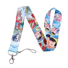 Disney 1pc Disney Keychain, Phone Lanyard With Monsters University, Peter Pan Design, Suitable For Backpacks, Bags, And Clothes, Perfect Gift For Friends Car Accessories Bag Charm School