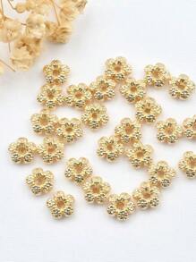 30pcs, Flower Spacer.Not Easy To Lose Colour And Allergy.Perfect For Ladies To Make, Bracelets, Necklaces, Keychains, Ladies Accessories.Make Ladies Jewellery With Your Own Characteristics.Beads, Spacers.Key Ring Decorations.Bead Accessories. Diy Glamour Jewellery Accessories.