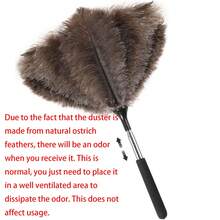 Feather Duster Extendable Reusable Feather Duster Cleaning Tools Feather Duster Extendable Adjustable Duster For Cleaning Ceiling Blinds Furniture Cars - Dark Grey - View 6