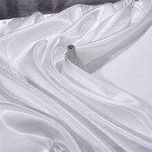 1 Piece Of Liquid Water Light Satin Fabric, Sparkling Crystal Silk Satin DIY Jewelry Decoration, Hard Fabric Sewing Fabric - Multicolor - View 3