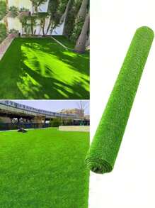 1 pieza de Césped artificial realista, alfombra de césped para exteriores para decoración interior, balcón, plantas verdes, accesorios de playa, juegos acuáticos
