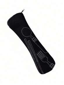 印有豹纹心形和咖啡图案的保温袋，午餐袋，上面印有有趣的字母“Some Days I Need Peace, Love And 2 Coffees”，搭配黑色餐具收纳袋，可重复使用，双口袋午餐盒袋，大容量，适合返校学校用品袋，用于学校工作午餐袋，女士冷藏袋，野餐配件学校配件