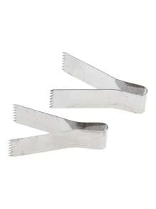 1/2/3/4/5/6Pcs Multipurpose Stainless Steel Pastry Tongs - Ergonomic Dough Scraper & Cookie Maker For Maamul, Pastries, Pasta - Durable Kitchen Tools With Comfort Grip, Hanging Storage Design, Baking Essentials, Compact Tool, Sturdy Construction, Cooking Enthusiasts