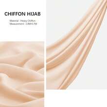 ​​透气人造丝头巾，具有防紫外线功能，适合夏季祈祷和日常佩戴，经典头巾（轻质纯色宽带盖）​​