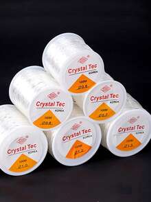 100m Strong Elastic Crystal Beading Thread Cord Jewelry Making Necklace Bracelet DIY Beads String Stretchable Thickness 0.5-1mm - Multicolor - View 5