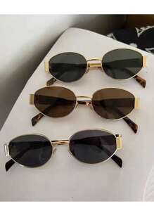 1 Juego/2 Juegos/3 Juegos/4 Juegos/6 Juegos Gafas de marco ovalado superligero y oversize, versátiles y de moda, adecuadas para mujeres, marco grande adelgazante para ir de fiesta, para combinar con la vida diaria y como accesorio de viaje al aire libre, de estilo vintage ovalado imprescindibles para el verano, como atuendo para salir, de vuelta al colegio