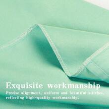 2 Pcs Zippered Toddler Pillowcases, 100% Brushed Microfiber 13x18 Pillowcases - Sea Green - View 2