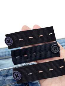 Denim Waist Enlargement Tool, Adjustable Elastic Waist Extenders ,Waistband Expander For Men And Women Jeans Pants,Extension Buckle, Waist Expansion Button Elastic Adjustment Buckle, Detachable, DIY Garment Accessories Button Extender,Waist Enlargement Without Seam Buckle, Suitable For Jeans, Trousers, Seamless Detachable Denim Tight Buckle, Comfortable Fit Button