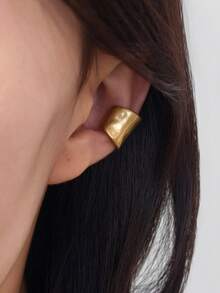 1pc Autumn/Winter New Textured Five Elements Ear Cuff Earring - A - View 6