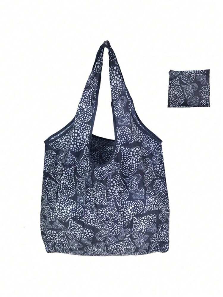 1個 大型折りたたみ式ショッピングバッグ、洗濯可能、破れにくいポリエステル素材、ビーチバッグ、トートバッグ、キッチン用品、ルームデコレーションとしても使えます。キッチン、ダイニングルーム、パーティー、キャンプ、集会に最適。友人や家族への素晴らしいギフトにもなります。 - マルチカラー - 見る 24