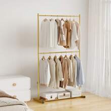 Perchero vertical para el hogar de color crema, soporte para colgar ropa de estilo nórdico multifuncional para el balcón, sencillo para apartamentos de alquiler