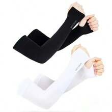 1 Pair Of Men's And Women's Arm Sleeves UV Sunscreen Compression Insulation Sleeves For Men's And Women's New Sunscreen Cooling Arm Sleeves, Football, Golf And Volleyball Christmas Compression Sleeves Sleeves Cover Arms