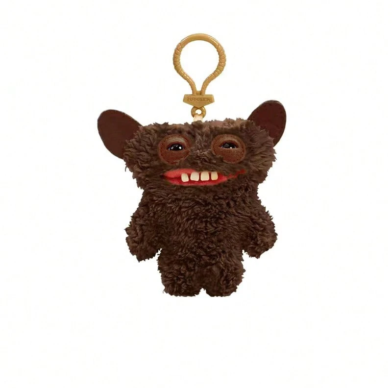 ZURU Plush Clip-On Keyring Grin Grin Funny Ugly Monster Plush Doll - Grin Grin - View 1