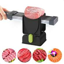 Cortadora De Carne Manual, Cortadora De Carne De Cocina Abs - Negro - Ver 1