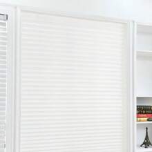 1pc Pleated Zebra Blinds Roller Adhesive Window Shades Foldable Blackout Curtain Non-Woven Blackout Curtain For Bedroom Bathroom Living Room Balcony