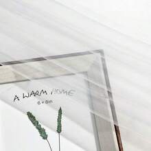 New EurCross Long Clear Shower Curtain Liner 82 Inch Length, EVA 10g Waterproof Plastic Bathroom Curtain Shower Liner 72x82 Inch  5 Weight Bottom Magnets, TransParent - Clear 72"W x 82"L (Pack of 1) - View 4