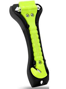 Dual-Headed Car Emergency Escape Hammer, Metal Auto Hammer For Rapid Rescue & Window Breaking, Car Tool