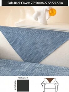1 件四季沙发垫套，防滑沙发保护套，防尘可洗，适用于 L 型沙发和 1/2/3/4 座沙发，宠物友好，可调节转角沙发，适用于卧室、办公室、客厅家具 - 藏蓝色 - 查看 11