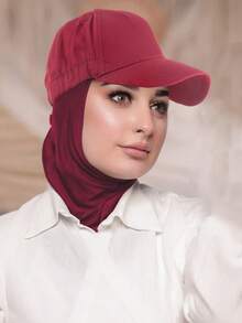 1pc Baseball Cap With Liner, Versatile Hat Headband, Suitable For Daily Wear - A - View 11