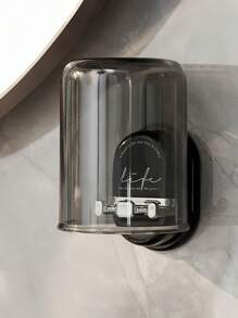1pc Toothbrush Holder Shelf - Bathroom Wall-Mounted Mouthwash Cup Free-Drilling Tooth Cup Holder Set Back To School