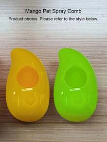 1 Piece Yellow/Green Multifunctional Pet Steam Brush, Self-Cleaning Pet Massage Brush, Silicone Pet Steam Brush. Used To Remove Tangled And Loose Hair, One-Button Spraying, Anti-Flying Hair, Cat Massage Bath Steam Brush, 3-In-1 Electric Spray Dog Steam Brush, Pet Hair Brushes For Pet Grooming, Hair Removal Combs - Yellow - View 7