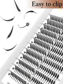 CoMango 264Fans C/D Curl Fox Comic Spire Lashes Premade Fans Mi nối tự nhiên mềm mại mi giả từng khối lượng Nhà cung cấp Trang điểm Mi chùm, Mi mắt, Mi riêng lẻ, Mi, Mi giả - màu đen - Xem 6