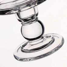 華麗的法式復古水晶糕點托盤，帶有羅馬柱，優雅的高腳茶托盤，簡單的蛋糕、曲奇和小吃托盤，適用於家庭使用