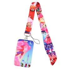 Disney 1pc Disney Keychain, Phone Lanyard With Monsters University, Peter Pan Design, Suitable For Backpacks, Bags, And Clothes, Perfect Gift For Friends Car Accessories Bag Charm School