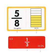 学龄前教育忙碌书玩具分数块分数圆圈冰箱贴木制分数书套装